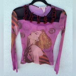 Vintage I MODE Paris Top Shear YTK